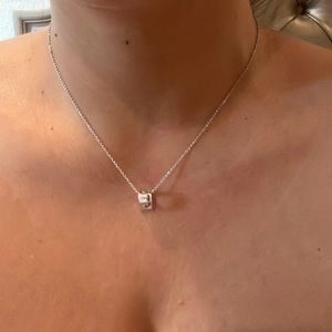 Beautiful unique love cube necklace